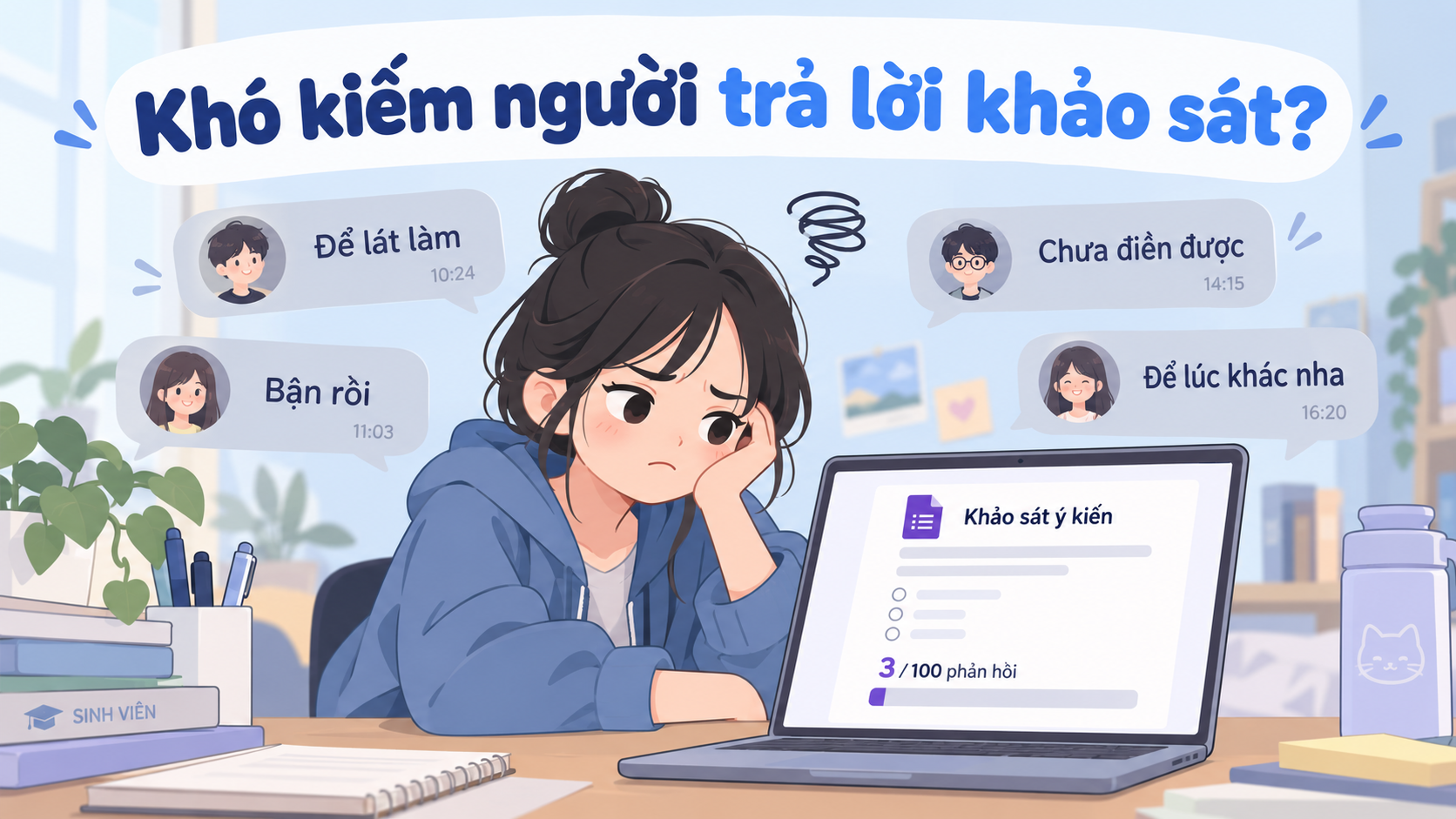 Gửi khảo sát Google Form mà không ai điền? Đây là cách khắc phục